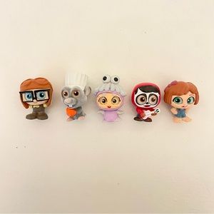 FREE w/purchase Pixar doorables | Young Carl & Ellie , Remy , Boo , Miguel